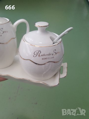 Захарница и  каничка, снимка 5 - Аксесоари за кухня - 41971422