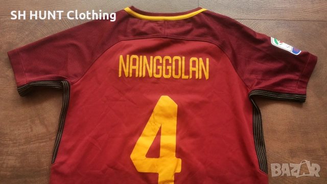NIKE AC ROMA NAINGGOLAN Kids Footbal T-Shirt Размер 10-12 г / 137-147 см детска футболна 46-67, снимка 6 - Детски тениски и потници - 53214202