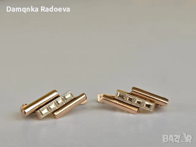 Украйнски златни обеци 14 карата