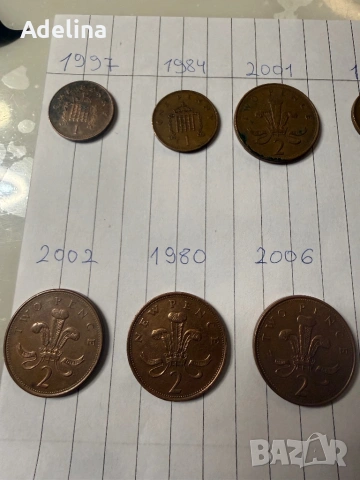 Английски монети 1971 - 2014