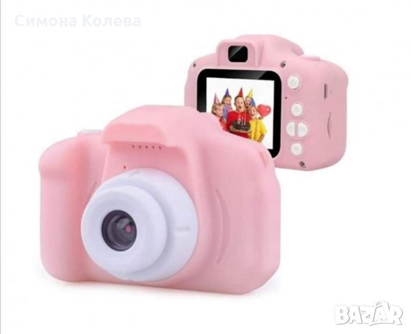 ✨Детски забавен дигитален фотоапарат- розов, син и зелен