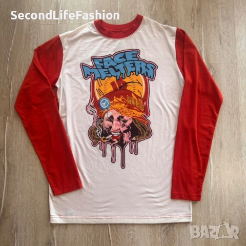 Тениска Burton Dryride Rare Face Melters с дълъг ръкав винтидж размер L