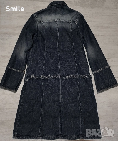 Дамско дънково палто / шуба / Miss me!, снимка 5 - Якета - 52293795