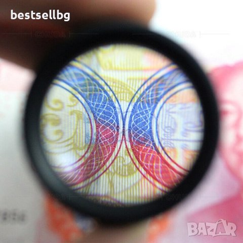 Увеличителна печатарска лупа ръчна мощна голямо увеличение 30X четене, снимка 6 - Други инструменти - 39094852