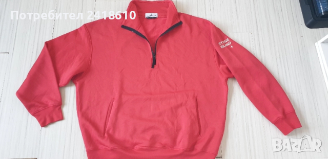 Stone Island Half Zip Sweatshirt  Mens Size 2XL  НОВО! ОРИГИНАЛ! Мъжкa Блуза - Суитшърт!, снимка 16 - Спортни дрехи, екипи - 52266692
