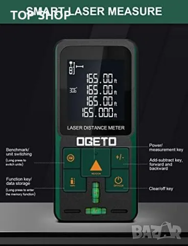 Нов Лазерно измервателен уред на разстояние/ Преносим Цифров инструмент Ремонт, снимка 5 - Други стоки за дома - 49639572