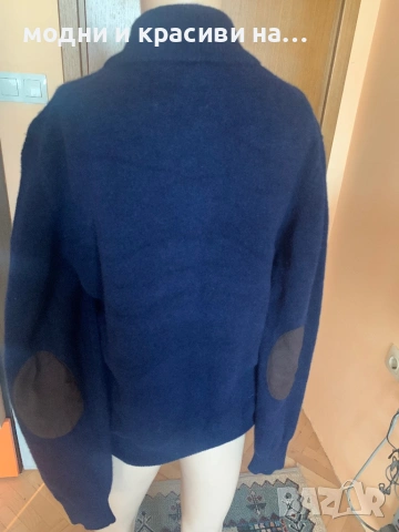 Мъжки пуловер Hackett London( агнешка вълна), снимка 4 - Пуловери - 53535582