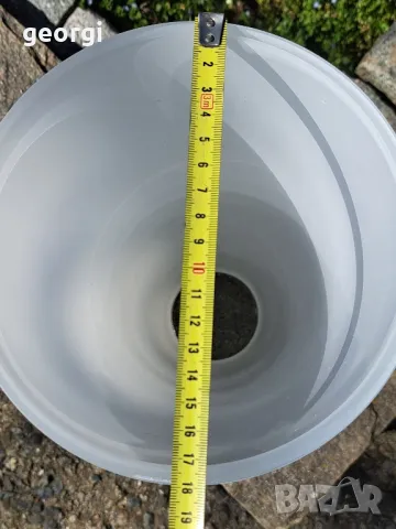 голяма стъклена ваза 24/3, снимка 8 - Вази - 49491961