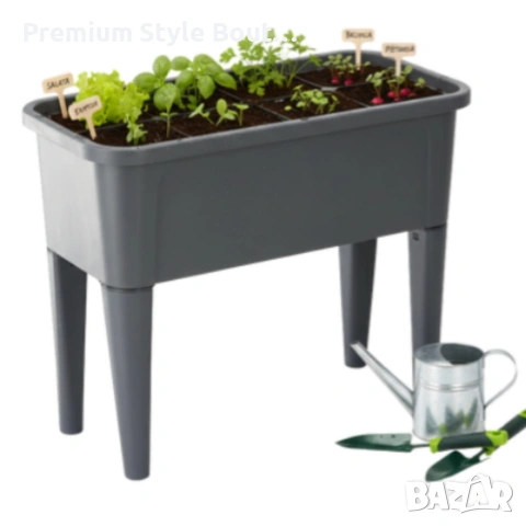 Сива оранжерийна маса с капак - здрава и практична, снимка 7 - Други стоки за дома - 53592399