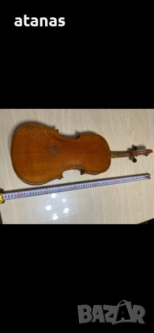 Стара цигулка , снимка 4 - Антикварни и старинни предмети - 53463462