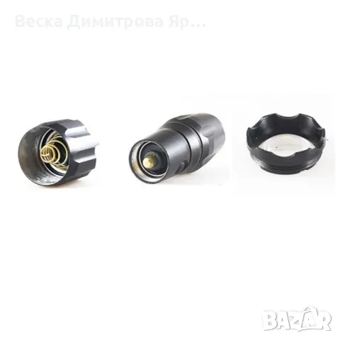Фенер CREE T6 с телескопичен фокус, LED лампа, корпус от алуминиева сплав FL4, снимка 6 - Лед осветление - 47567115