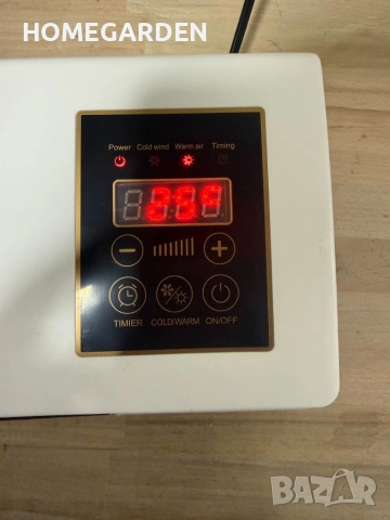 Стенен PTC отоплител и вентилатор LX-333 – 1800W, дистанционно управление и таймер, снимка 9 - Други стоки за дома - 53566407