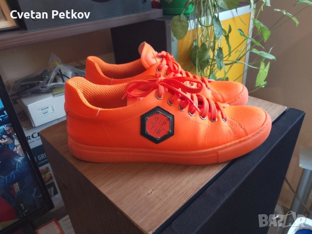 Продавам кожени Сникърси Philipp Plein , снимка 5 - Спортно елегантни обувки - 53519734