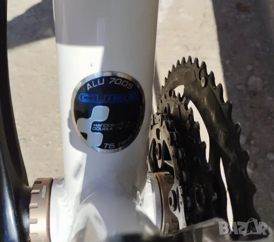 Отличен шосеен велосипед Cube Peloton / Shimano 105 / Fulcrum / Карбонова вилка/ Рамка 56 см., снимка 14 - Велосипеди - 56125634