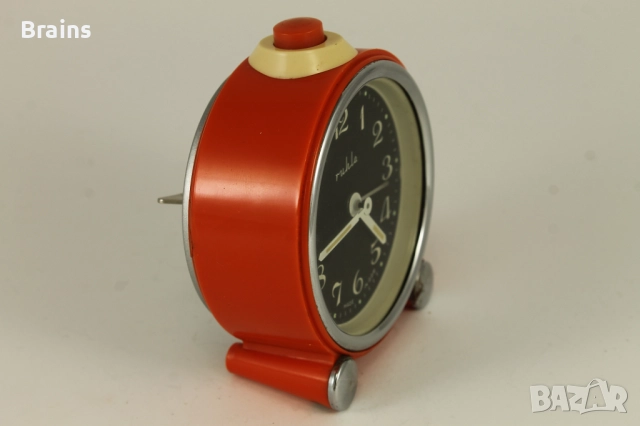 Стар Немски Будилник RUHLA 1960-те, снимка 6 - Антикварни и старинни предмети - 51867910