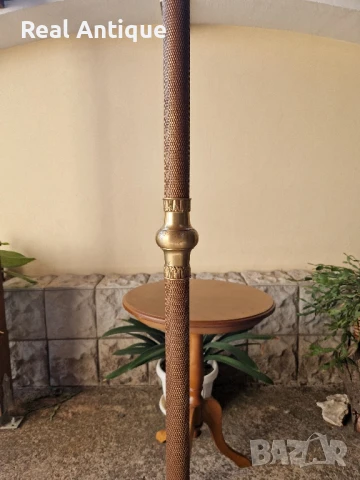 Страхотна антикварна белгийска бронзова подова закачалка , снимка 7 - Антикварни и старинни предмети - 50687326