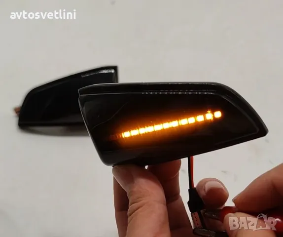 LED динамични мигачи за огледала Volvo S40 V50 C70 – бягащи мигачи, снимка 4 - Аксесоари и консумативи - 49897001
