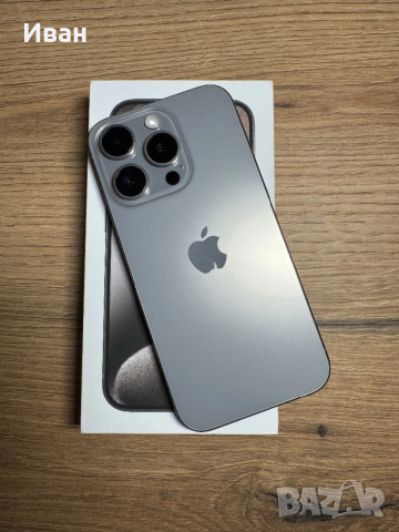 iPhone 15 pro 256gb Natural Titanium, снимка 4 - Apple iPhone - 52939981