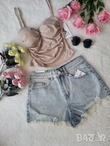 панталонки с камъчета , снимка 6 - Къси панталони и бермуди - 51152183