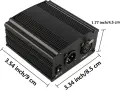 Фантомно захранване За кондензаторен микрофон, Phantom Power Supply 48V Anti-Noise, снимка 6