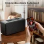Bluetooth високоговорител, 80 W безжичен ретро Bluetooth преносим високоговорител, снимка 5