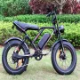 Ретро Електрически Fat Bike 1000W – Перфектен за град и офроуд, снимка 5