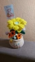 кашпа с букет, снимка 2