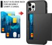Нов защитен калъф кейс за iPhone 13/Pro/max Айфон, Samsung S22 Самсунг с Поставка за карта, снимка 3