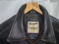 Мъжко Vintage кожено яке от естествена кожа WRANGLER р-р XL, снимка 2