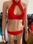 Червен бански наличен в размер S и М, снимка 1 - Бански костюми - 40391292