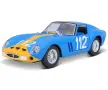 Метални колички: Ferrari 250 GTO №112 – Targa Florio 1964, метален модел 1:24, снимка 1