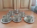 стари руски стакани подстакани , снимка 1