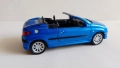 Peugeot 206 CC Cabrio Welly - Мащаб 1:34-39, снимка 5