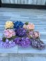 Хортензия – меланж и винтидж, изкуствена, снимка 1 - Изкуствени цветя - 38638540