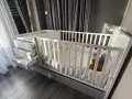 Премиум трансформираща се кошара Italbaby OSLO + пълен комплект (матрак и обиколници), снимка 4