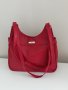Нова дамска чанта, червен цвят , снимка 2