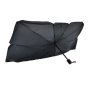 Сенник, Слънцезащитен сгъваем чадър за предно стъкло с калъф, 130x75см, снимка 3