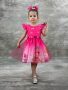 Рокля Барби с аксесоар за коса, снимка 1 - Детски рокли и поли - 44767672