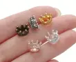 малка мини метална корона коронка коронки за украса декор ръчна изработка, снимка 1