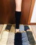 7 цвята италиански плетени вълнени калци от глезени до колена вълнени гети вълнени калцуни, снимка 7