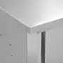 vidaXL Кухненски стенен шкаф с плъзгащи врати, 150x40x50 см, стомана, снимка 6