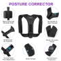 Нов Универсален колан за изправяне на гърба рамене Коректор за стойка, снимка 3