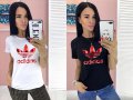  Дамска тениска ADIDAS принт нови модели,всички размери, снимка 2