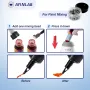 Вихров миксер AYINLAB 3000rpm, с функция за докосване, с силиконова капачка и 120 бр топчета, снимка 7