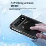 Xiaomi 18 Fold Магнитен Калъф, Електролитно Покритие, Твърдо Стъкло – Черен и Червен, снимка 11