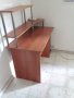 бюро с надстройка 120х60х130+ стол, снимка 1