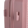 Куфар с колелца 58л, розов_1233329, снимка 5