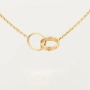CARTIER Love Gold Pendant Дамско Колие, снимка 10