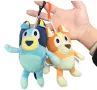 Комплект 2 Броя плюшена играчка Блуи и Бинго ключодържател Bluey Bingo Размер: 15см, снимка 1