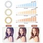 2642 LED ринг лампа с трипод, 3 светлини, стойка за телефон, снимка 3